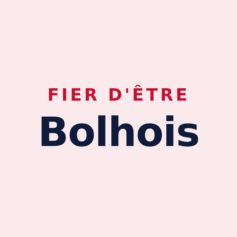Magnet « Fier d'être Bolhois » — design pour Bouilh-Péreuilh