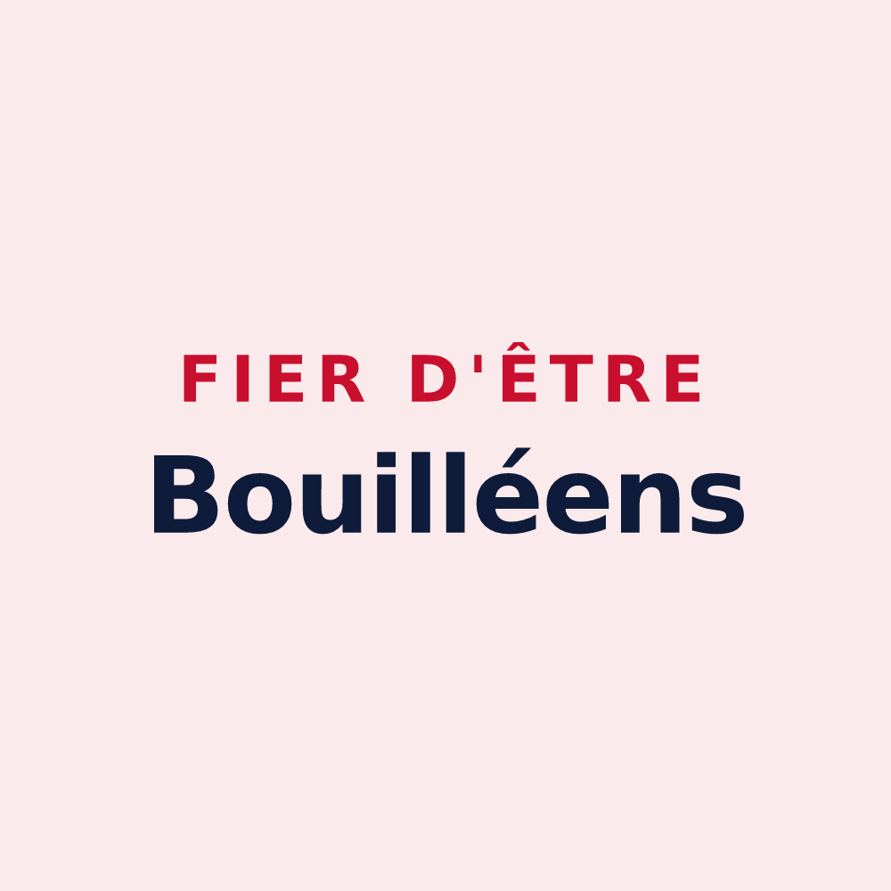 Magnet « Fier d'être Bouilléens » — design pour Bouillé-Ménard