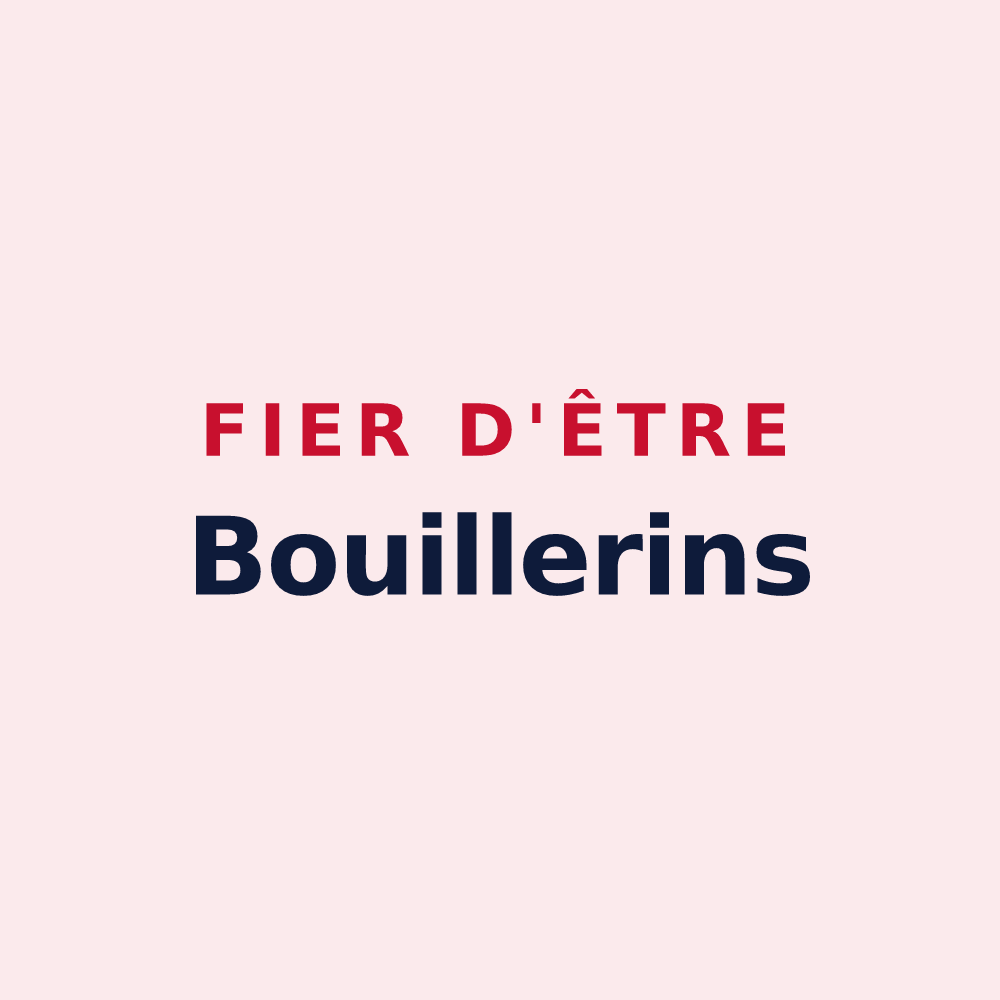 Magnet « Fier d'être Bouillerins » — design pour Bouilly-en-Gâtinais