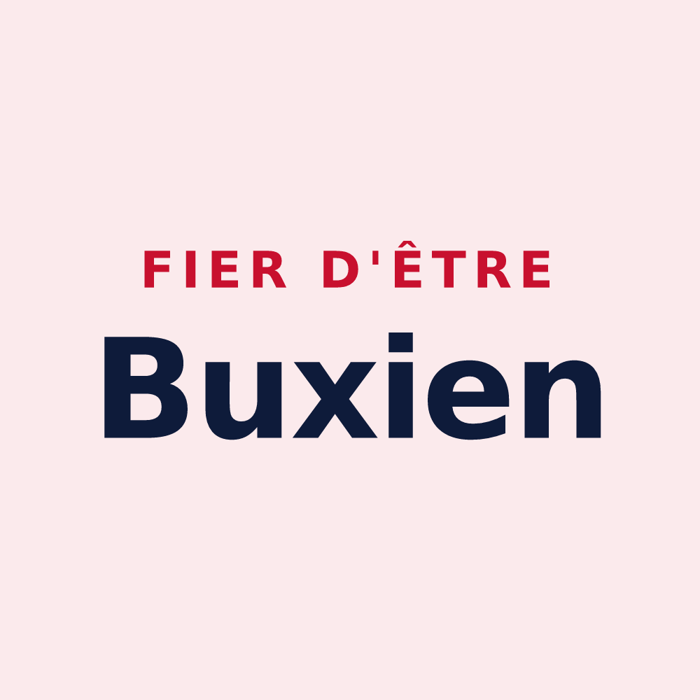 Magnet « Fier d'être Buxien » — design pour Bouix