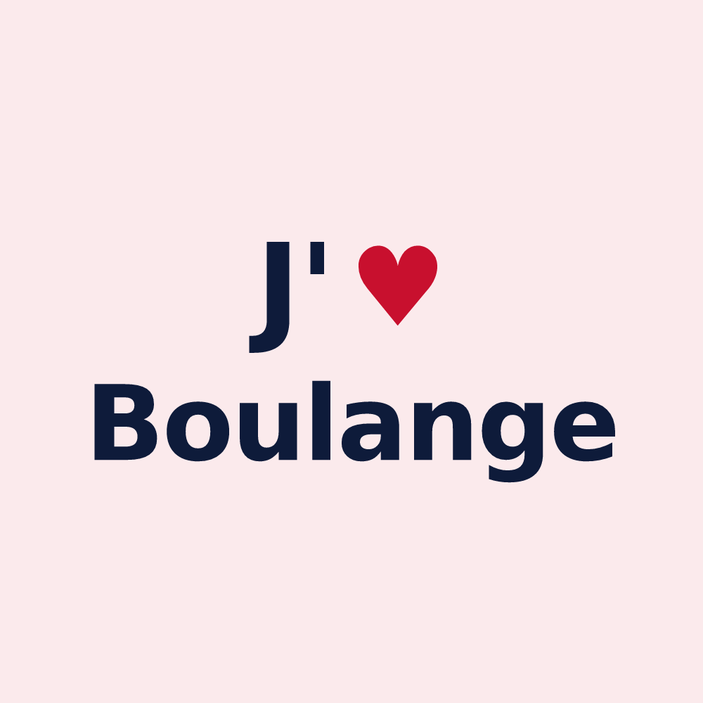 Magnet personnalisé Boulange — design J'aime Boulange