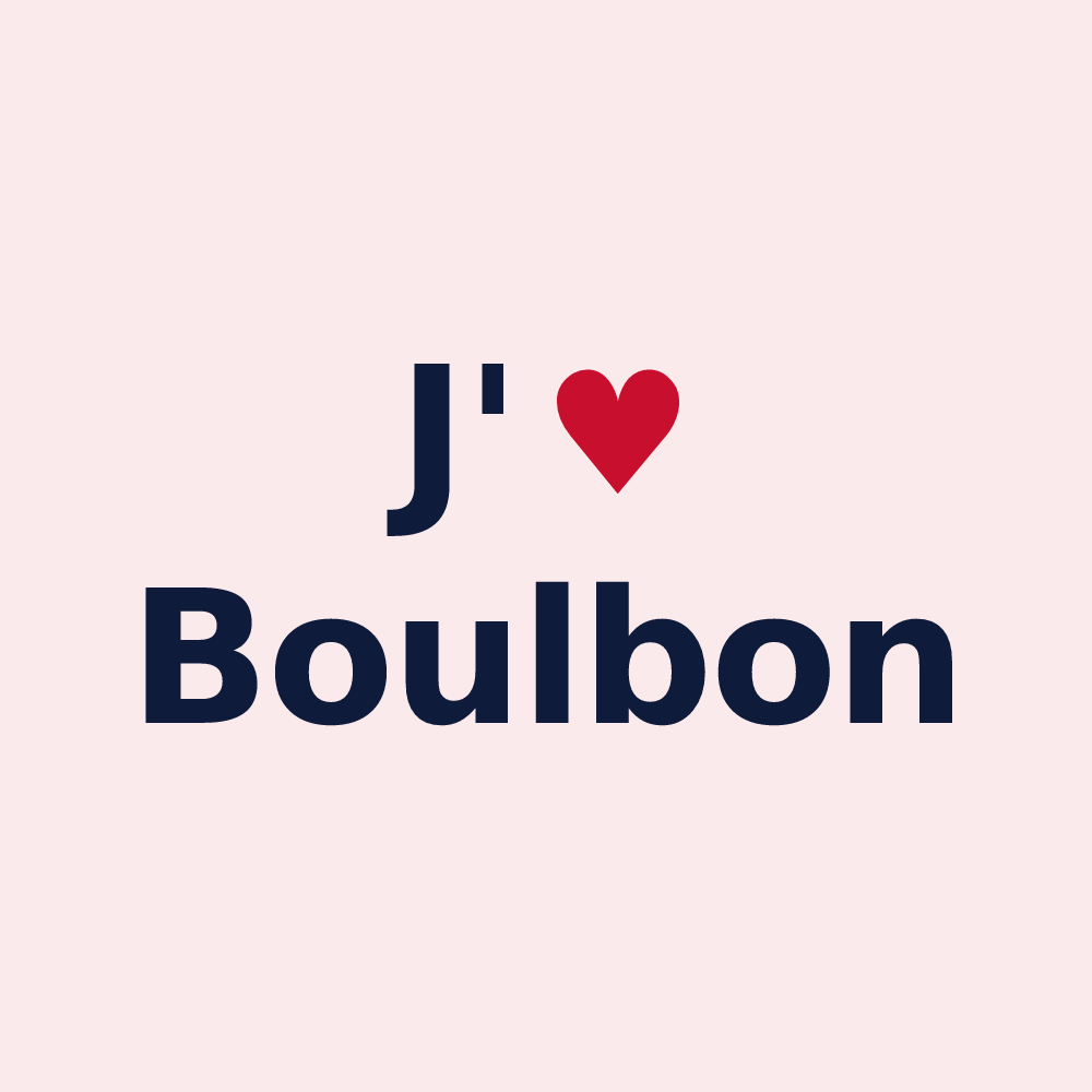 Magnet personnalisé Boulbon — design J'aime Boulbon
