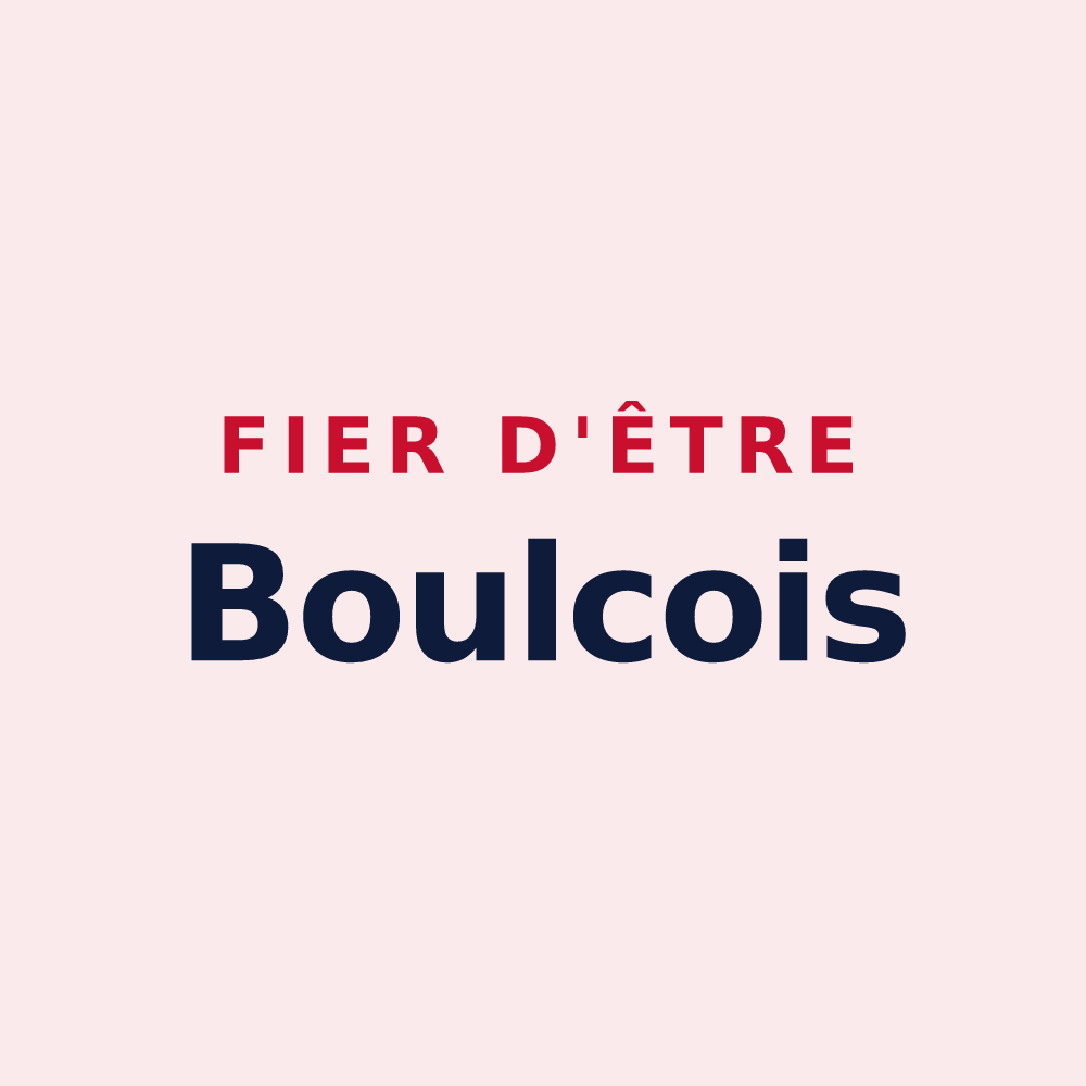 Magnet « Fier d'être Boulcois » — design pour Boulc