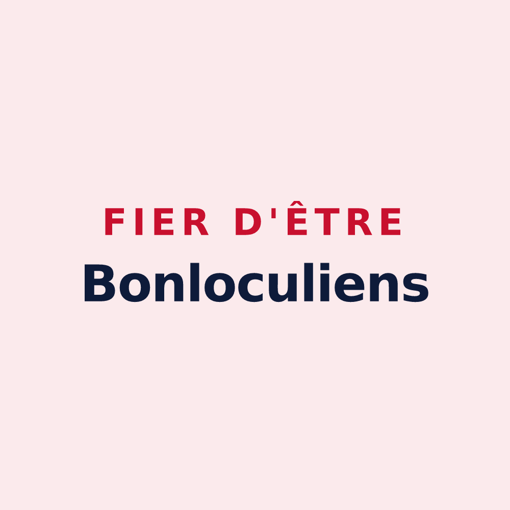 Magnet « Fier d'être Bonloculiens » — design pour Boulieu-lès-Annonay