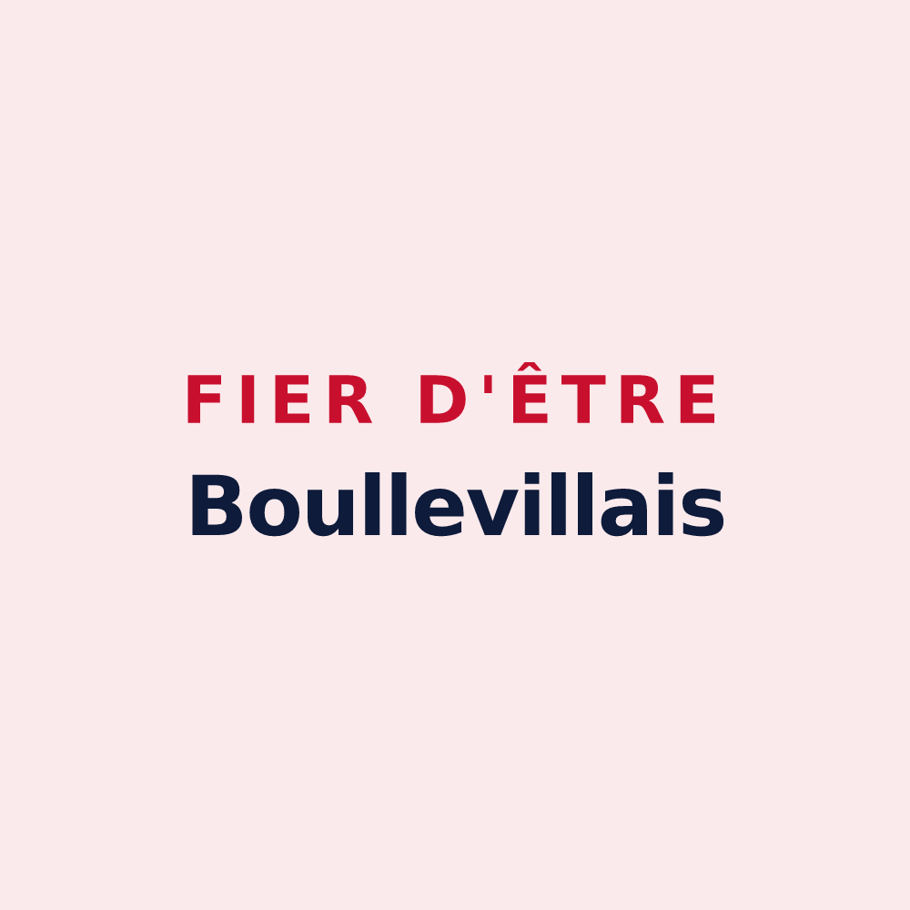 Magnet « Fier d'être Boullevillais » — design pour Boulleville