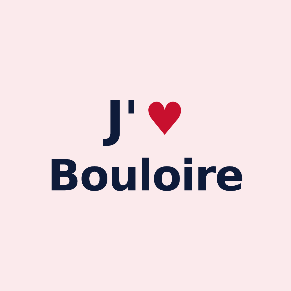 Magnet personnalisé Bouloire — design J'aime Bouloire