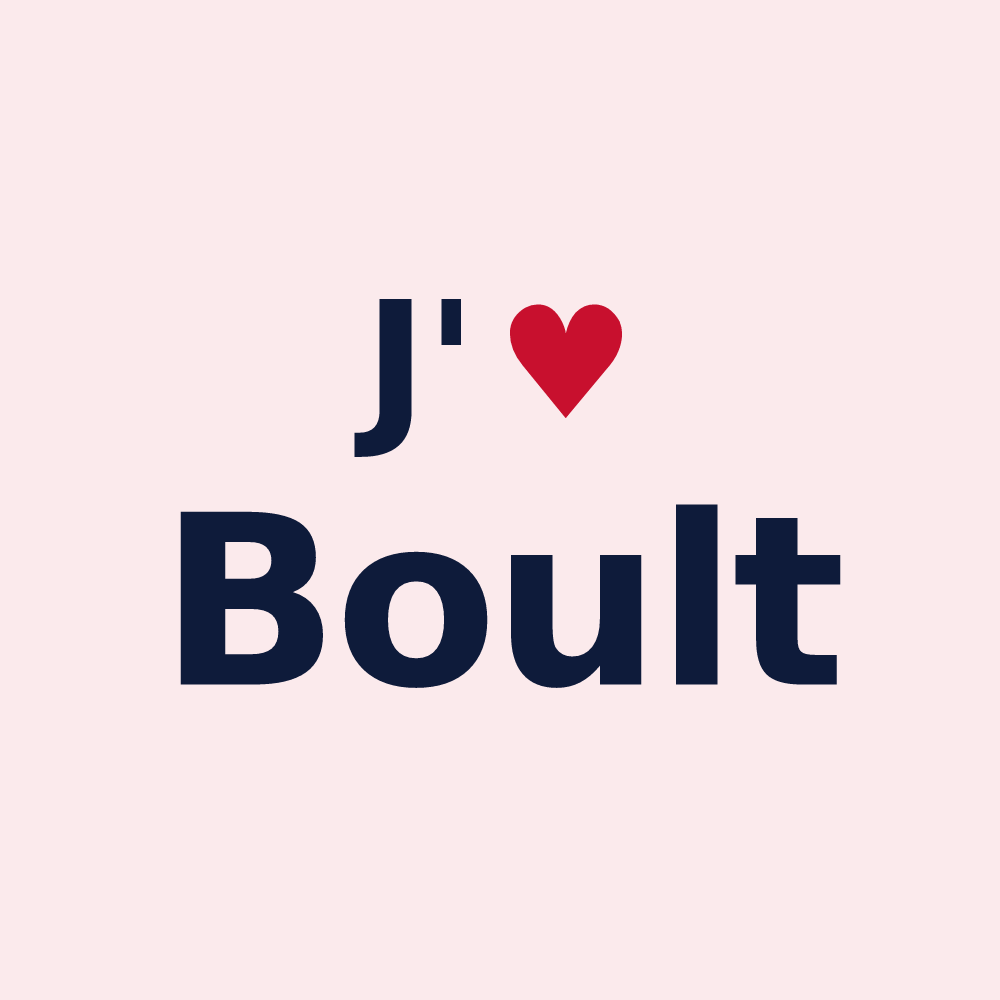 Magnet personnalisé Boult — design J'aime Boult