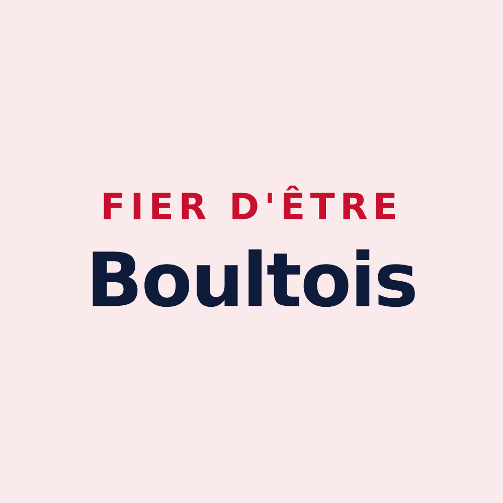 Magnet « Fier d'être Boultois » — design pour Boult