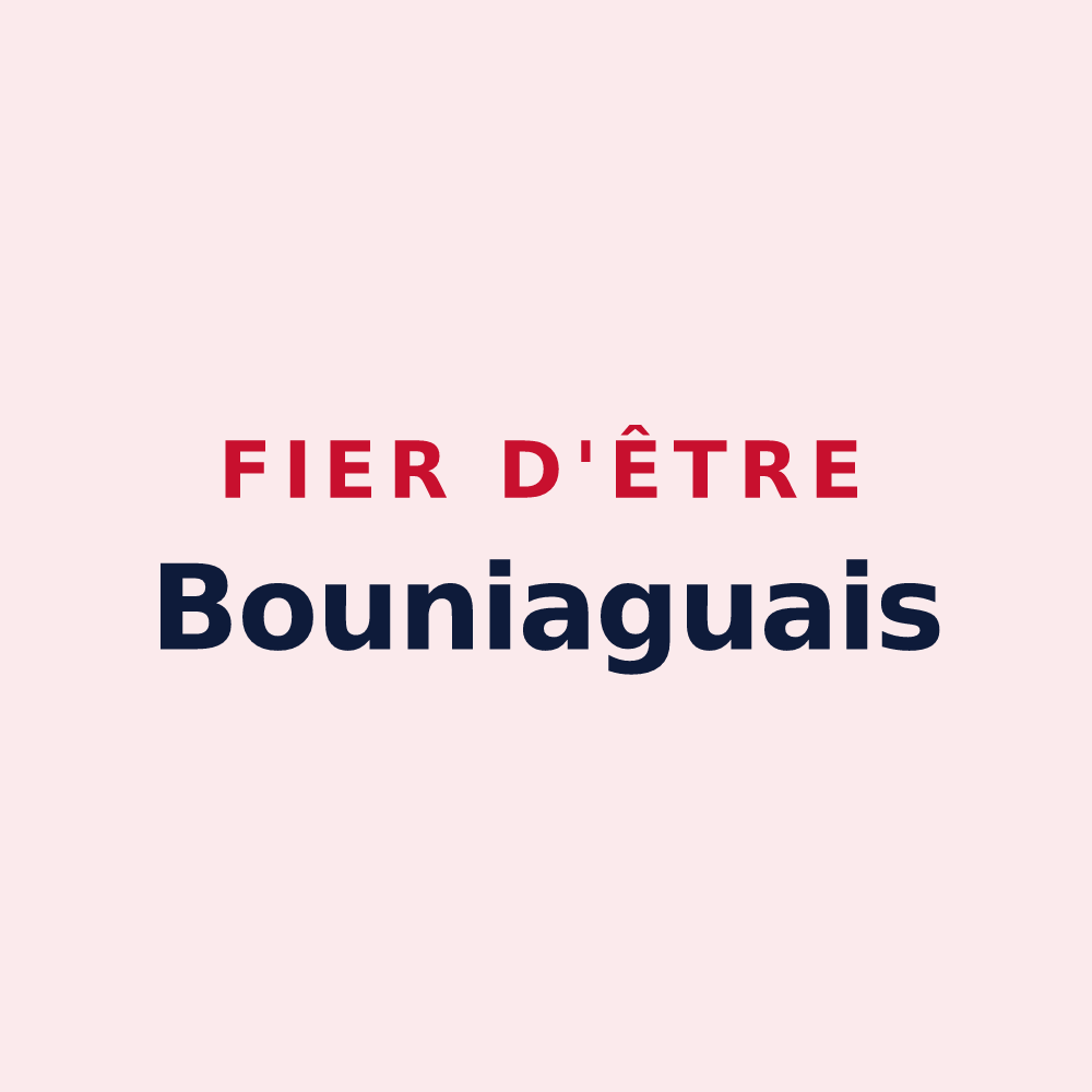 Magnet « Fier d'être Bouniaguais » — design pour Bouniagues