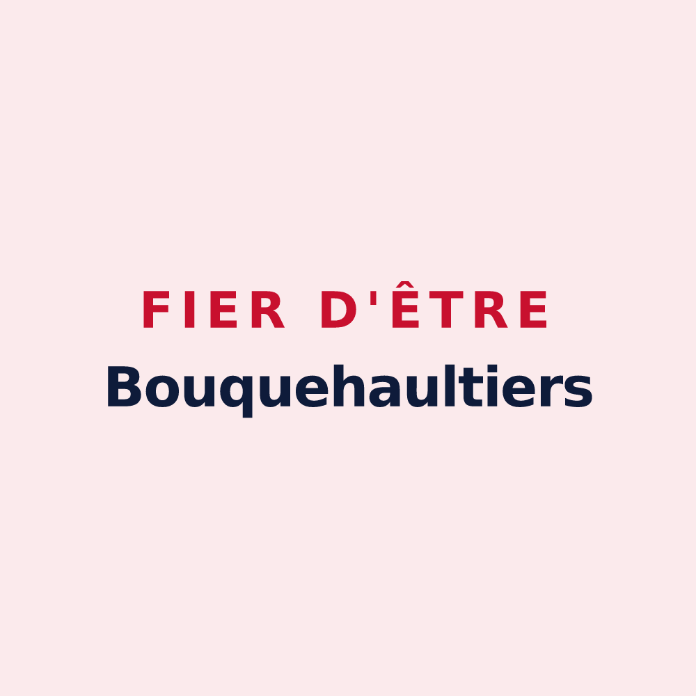 Magnet « Fier d'être Bouquehaultiers » — design pour Bouquehault