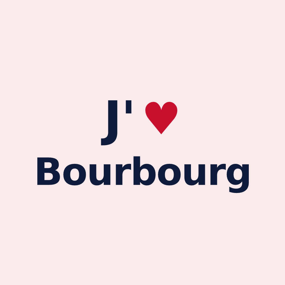 Magnet personnalisé Bourbourg — design J'aime Bourbourg