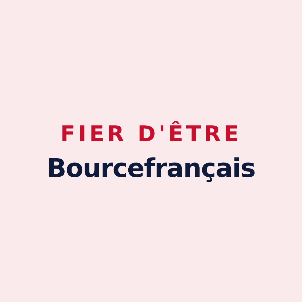 Magnet « Fier d'être Bourcefrançais » — design pour Bourcefranc-le-Chapus