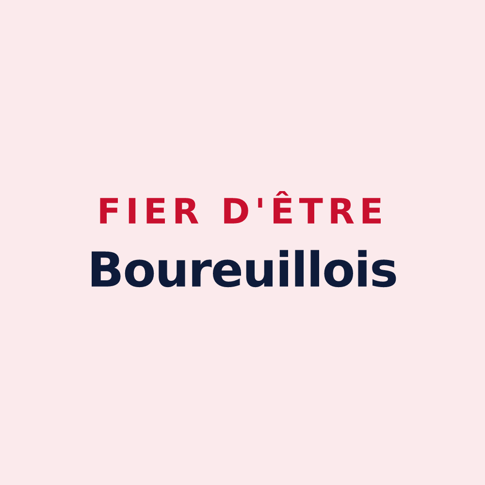 Magnet « Fier d'être Boureuillois » — design pour Boureuilles
