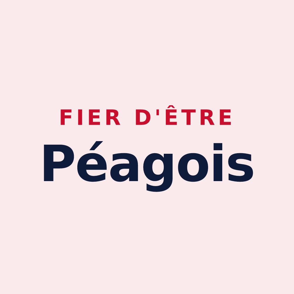Magnet « Fier d'être Péagois » — design pour Bourg-de-Péage
