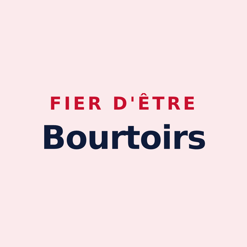 Magnet « Fier d'être Bourtoirs » — design pour Bourg-Saint-Christophe