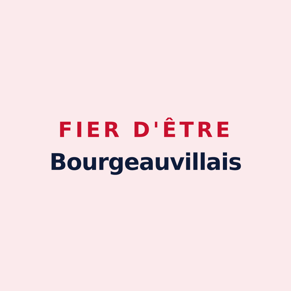 Magnet « Fier d'être Bourgeauvillais » — design pour Bourgeauville