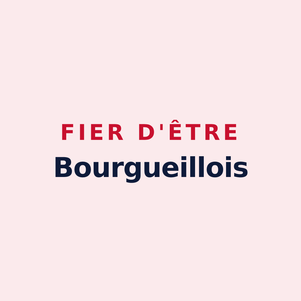 Magnet « Fier d'être Bourgueillois » — design pour Bourgueil