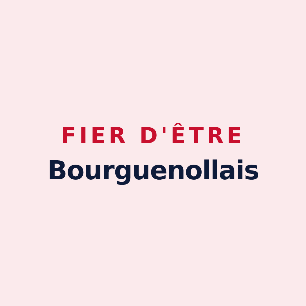 Magnet « Fier d'être Bourguenollais » — design pour Bourguenolles