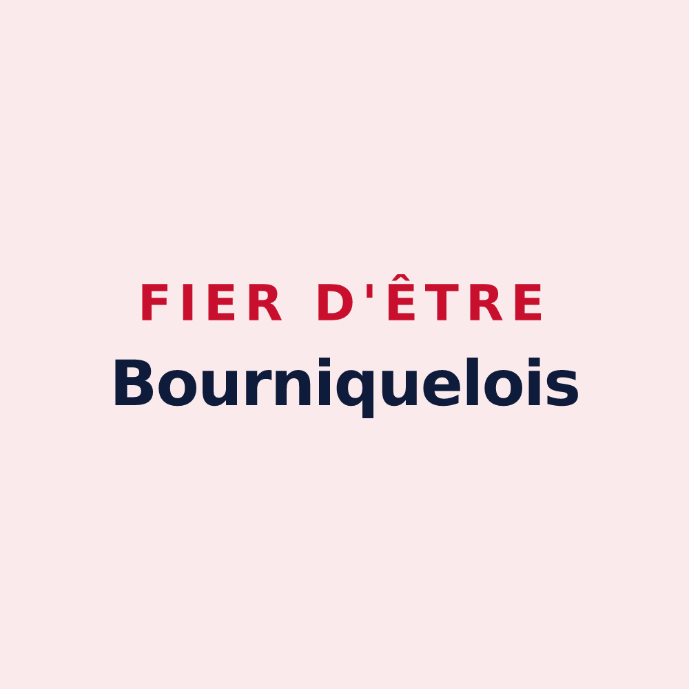 Magnet « Fier d'être Bourniquelois » — design pour Bourniquel