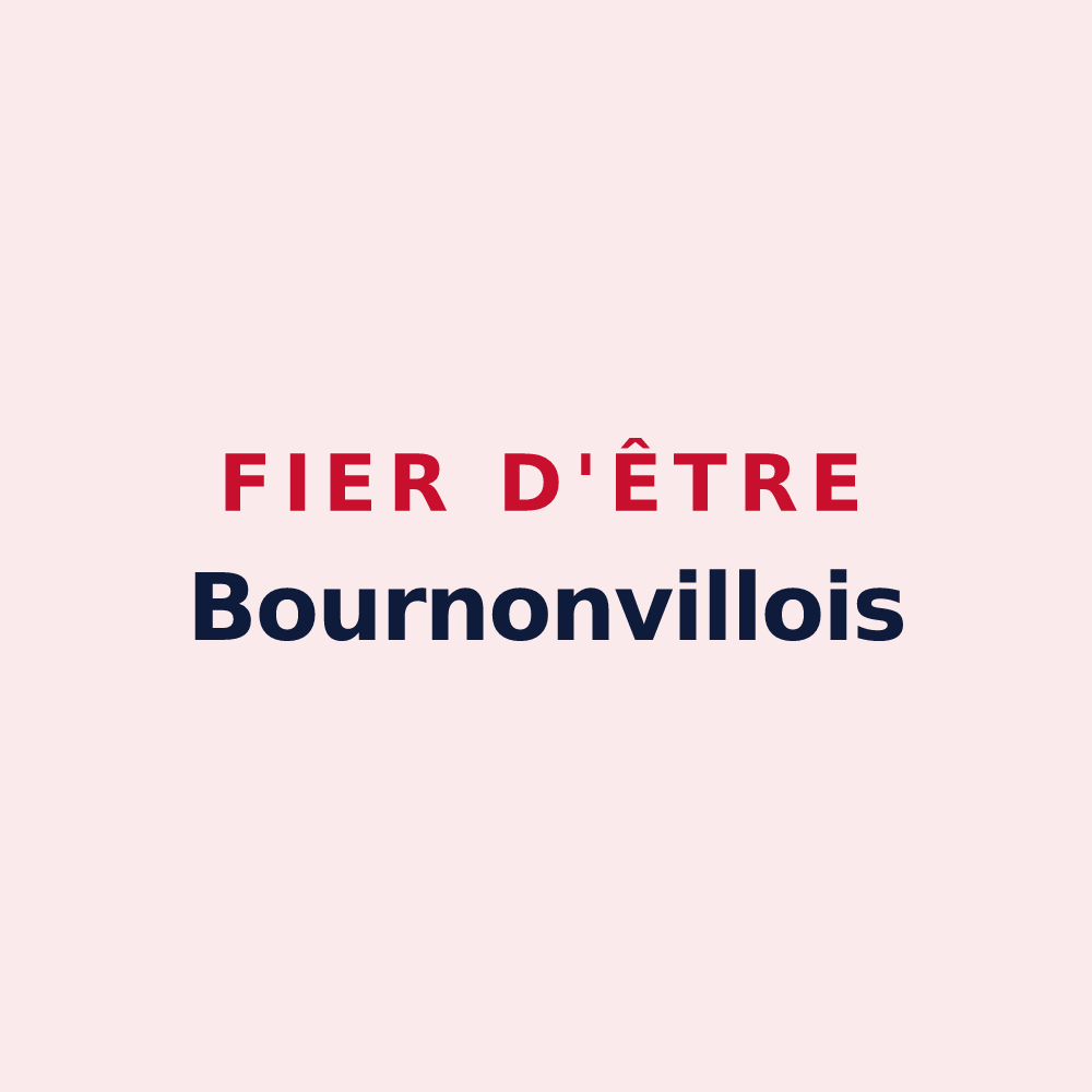 Magnet « Fier d'être Bournonvillois » — design pour Bournonville