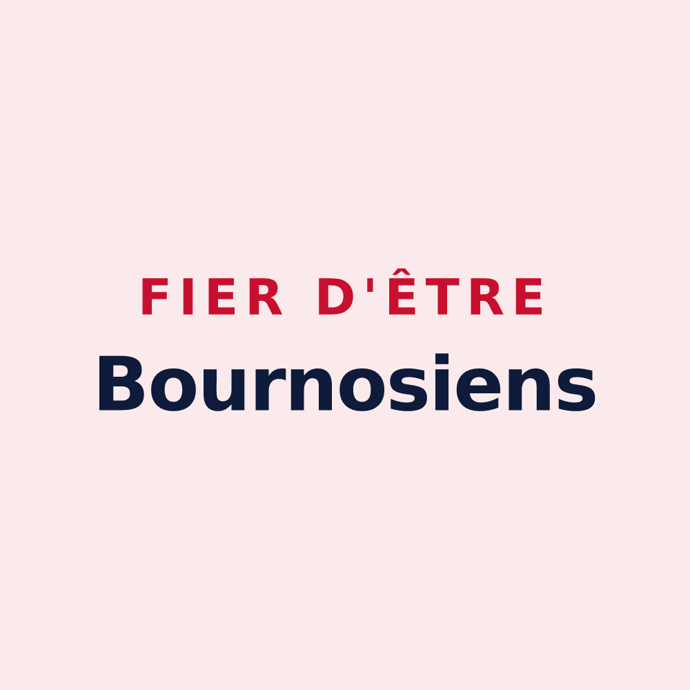 Magnet « Fier d'être Bournosiens » — design pour Bournos