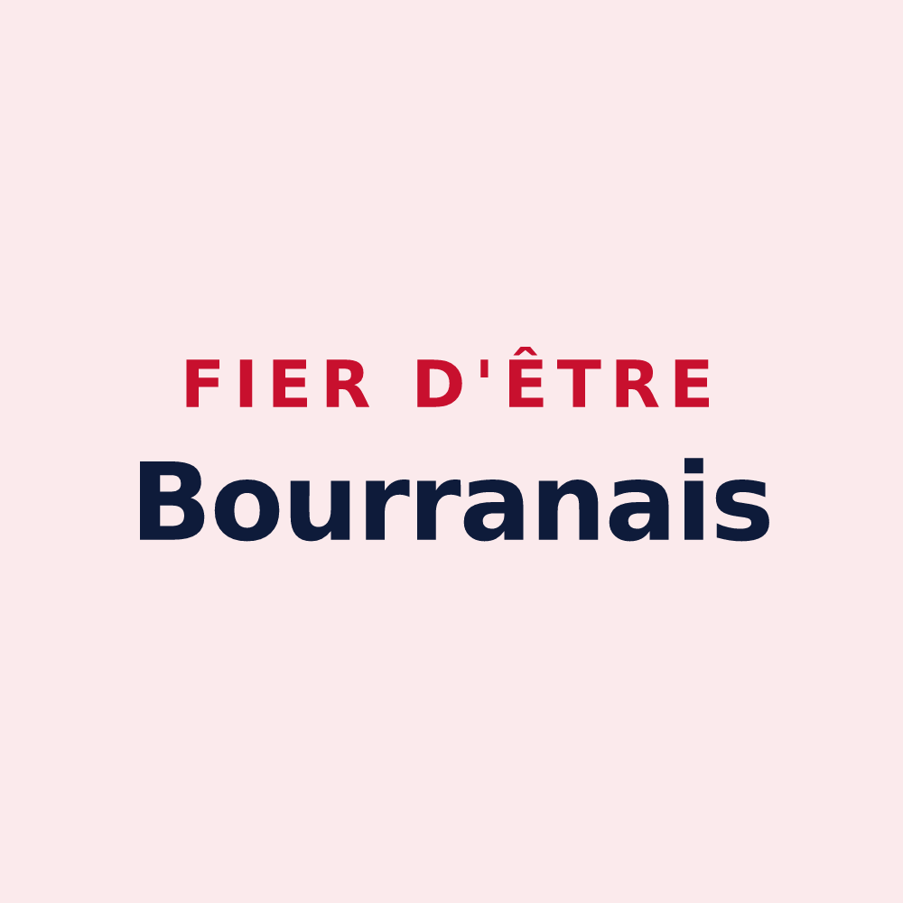 Magnet « Fier d'être Bourranais » — design pour Bourran