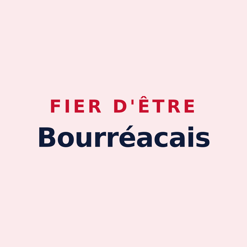 Magnet « Fier d'être Bourréacais » — design pour Bourréac