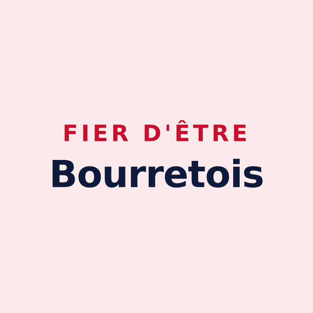 Magnet « Fier d'être Bourretois » — design pour Bourret
