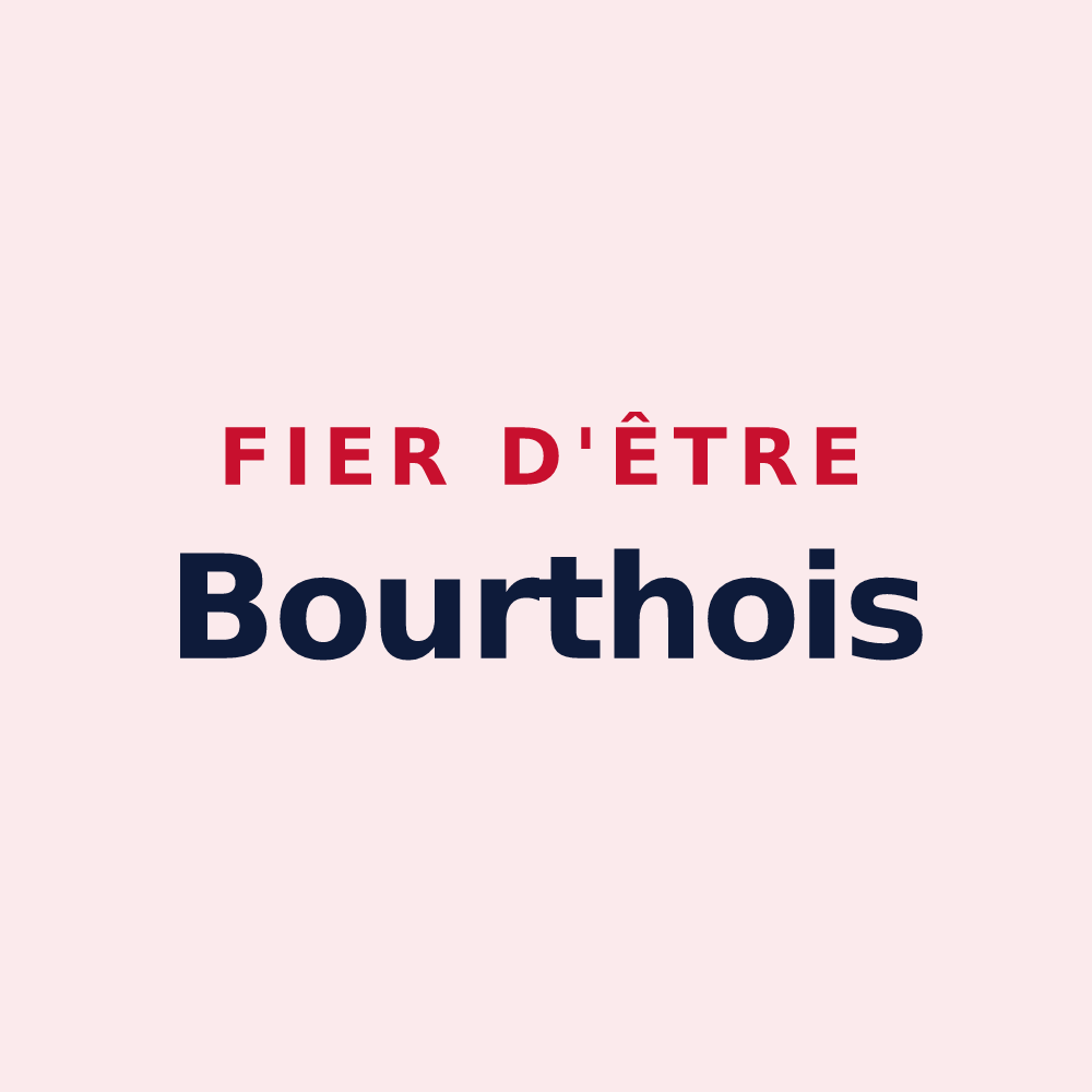 Magnet « Fier d'être Bourthois » — design pour Bourthes