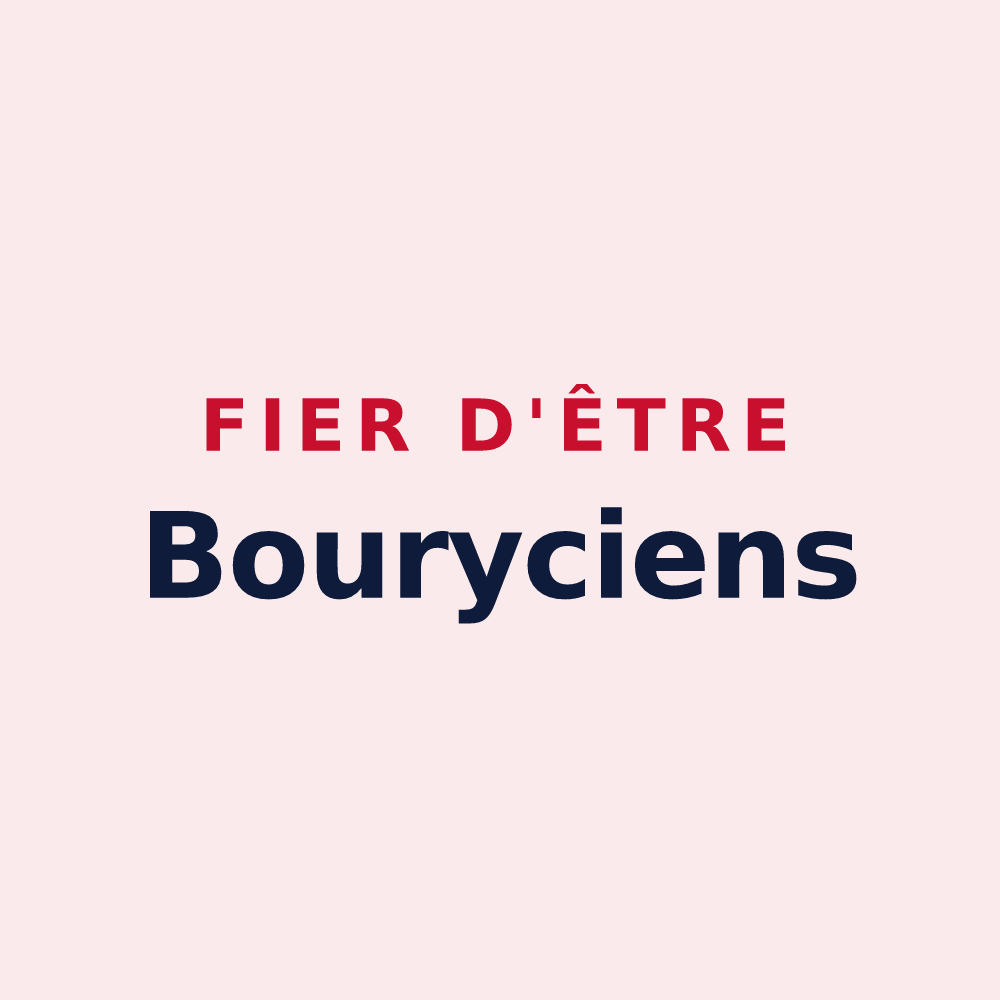 Magnet « Fier d'être Bouryciens » — design pour Boury-en-Vexin