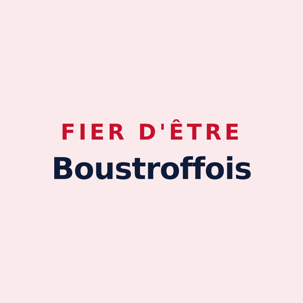 Magnet « Fier d'être Boustroffois » — design pour Boustroff