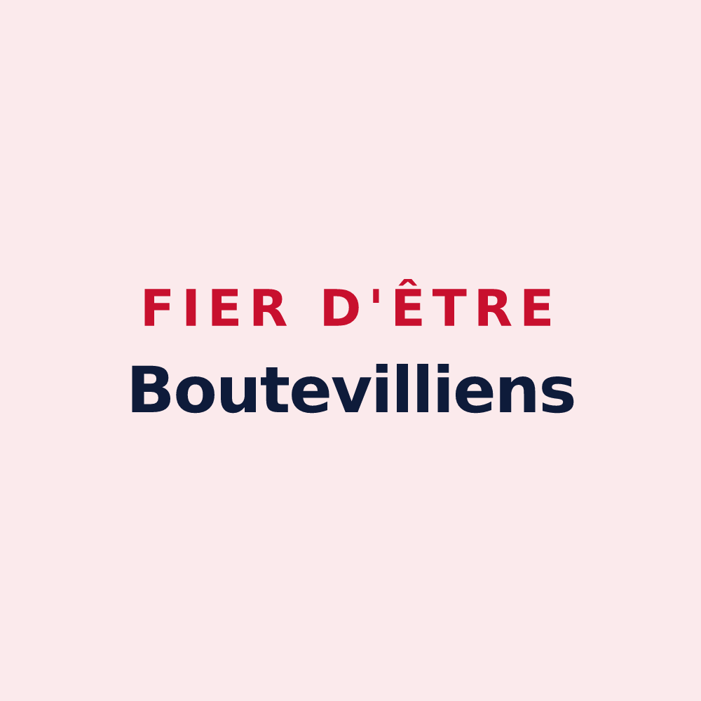 Magnet « Fier d'être Boutevilliens » — design pour Bouteville