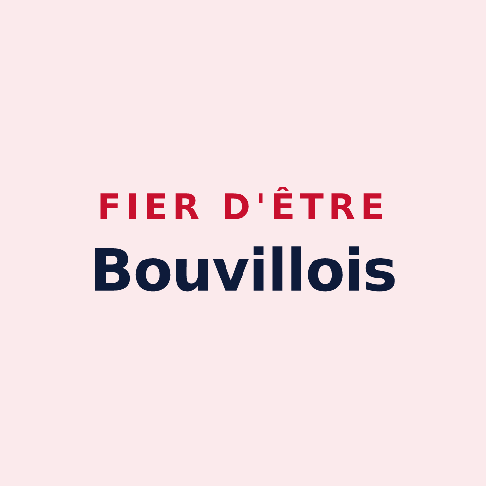 Magnet « Fier d'être Bouvillois » — design pour Bouville