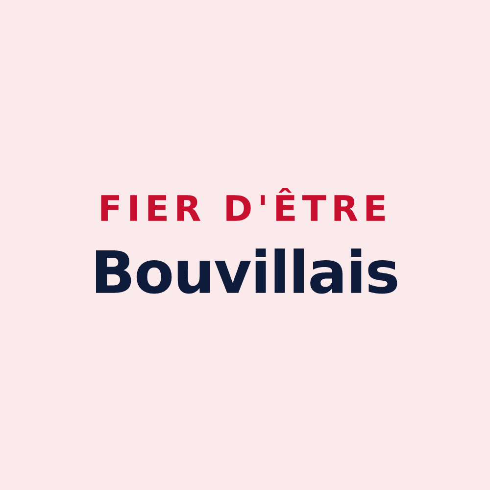 Magnet « Fier d'être Bouvillais » — design pour Bouville