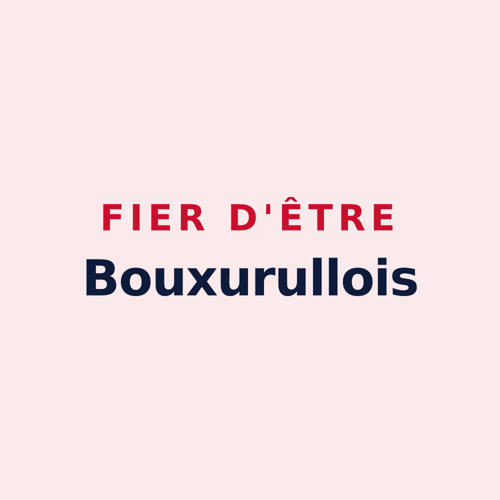 Magnet « Fier d'être Bouxurullois » — design pour Bouxurulles