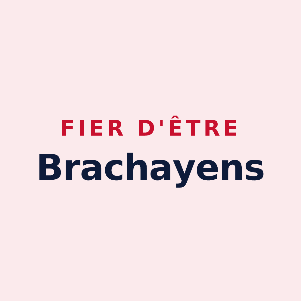 Magnet « Fier d'être Brachayens » — design pour Brachay