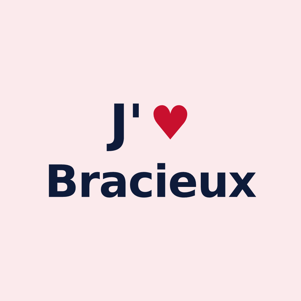 Magnet personnalisé Bracieux — design J'aime Bracieux