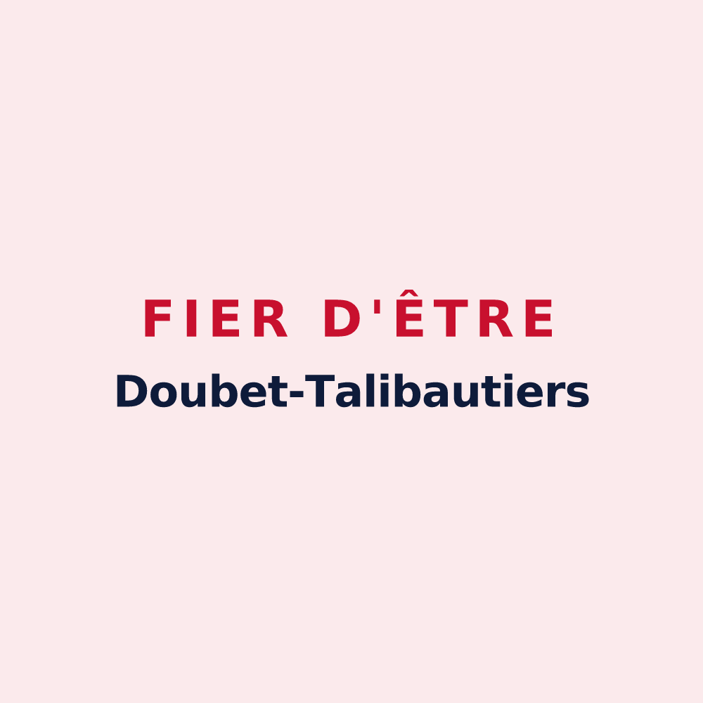 Magnet « Fier d'être Doubet-Talibautiers » — design pour Bragelogne-Beauvoir