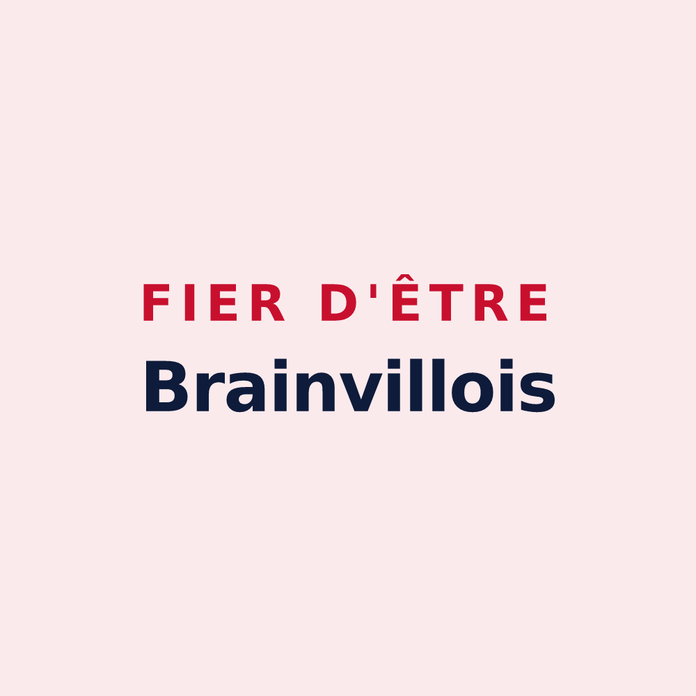 Magnet « Fier d'être Brainvillois » — design pour Brainville