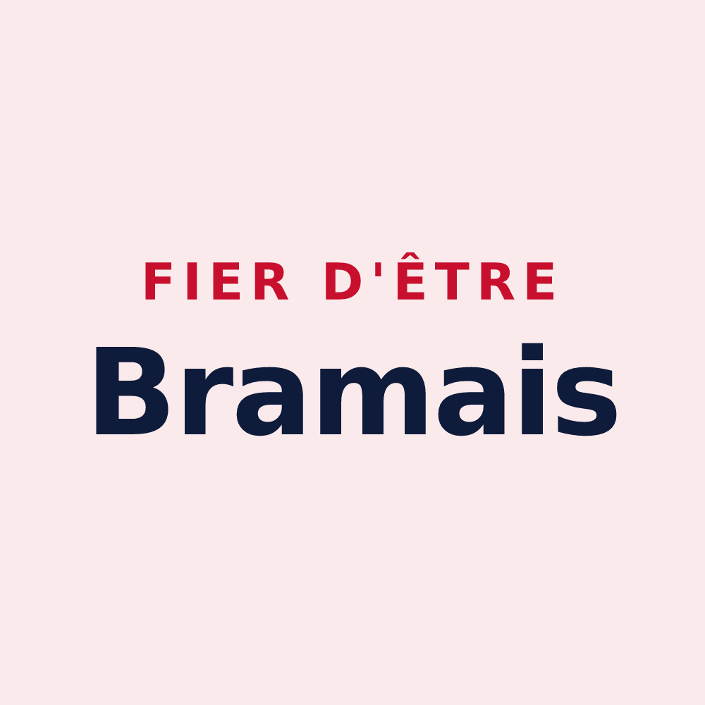 Magnet « Fier d'être Bramais » — design pour Bram