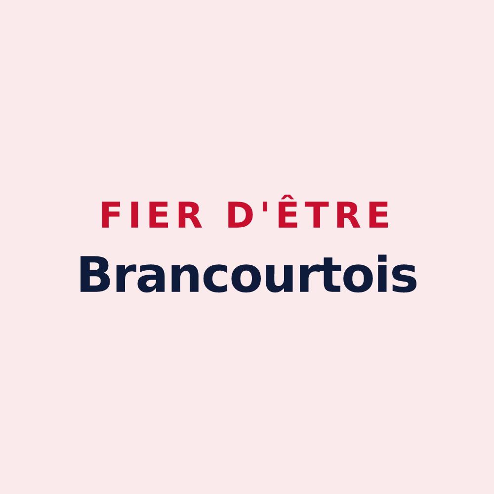 Magnet « Fier d'être Brancourtois » — design pour Brancourt-en-Laonnois
