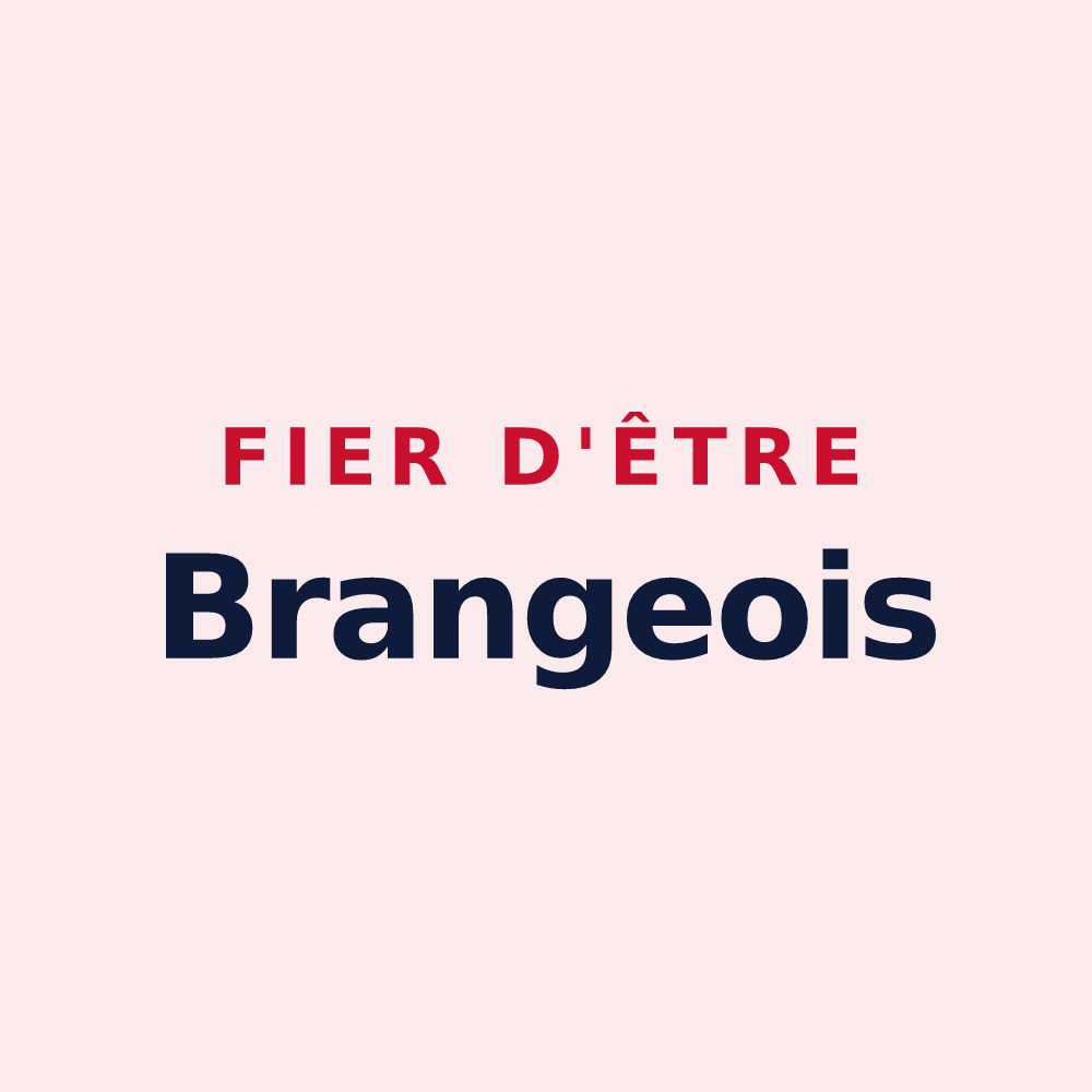 Magnet « Fier d'être Brangeois » — design pour Branges