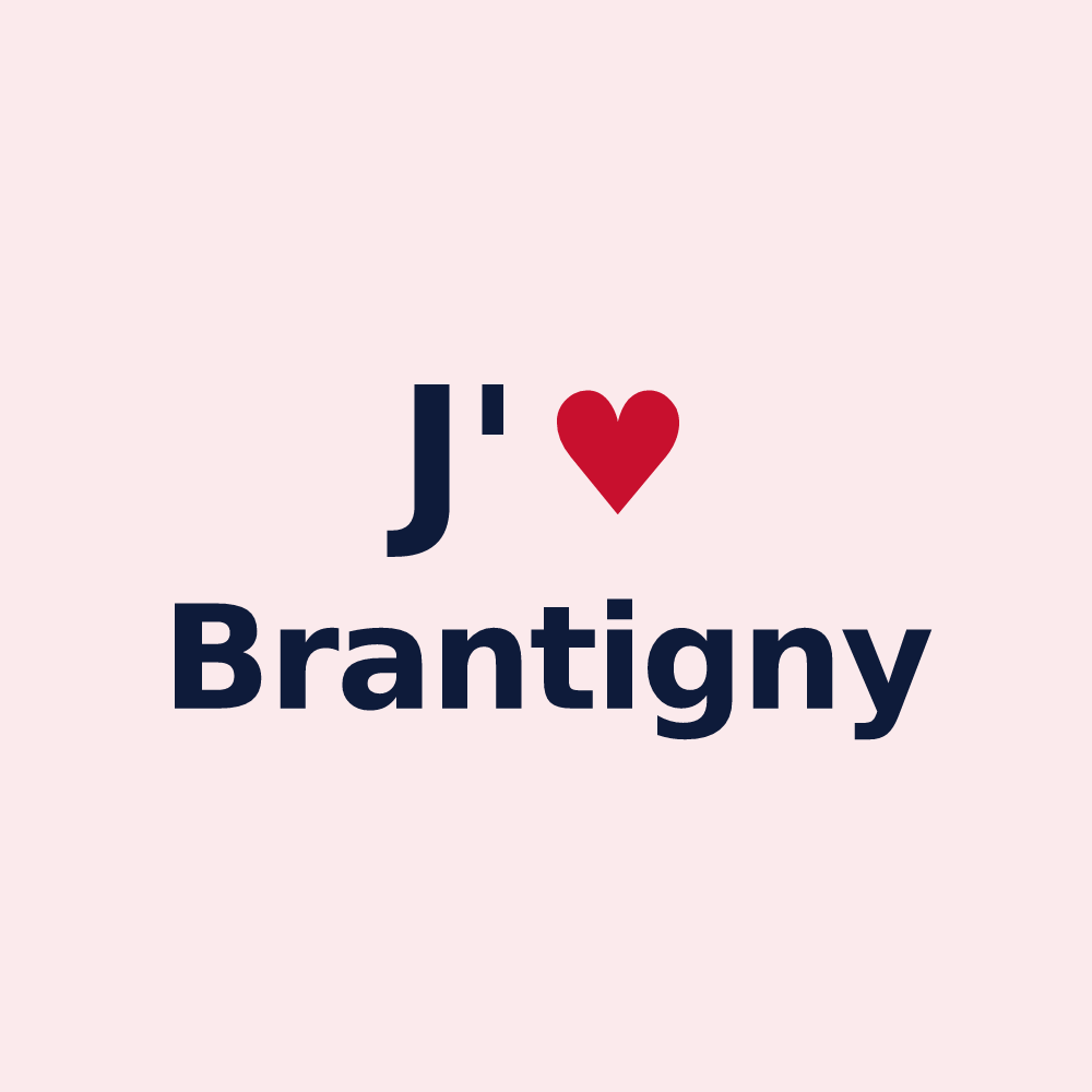 Magnet personnalisé Brantigny — design J'aime Brantigny