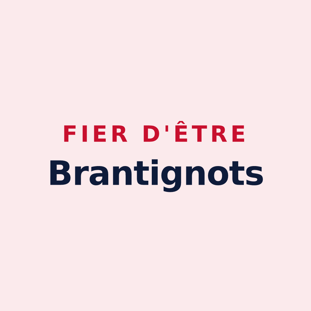 Magnet « Fier d'être Brantignots » — design pour Brantigny