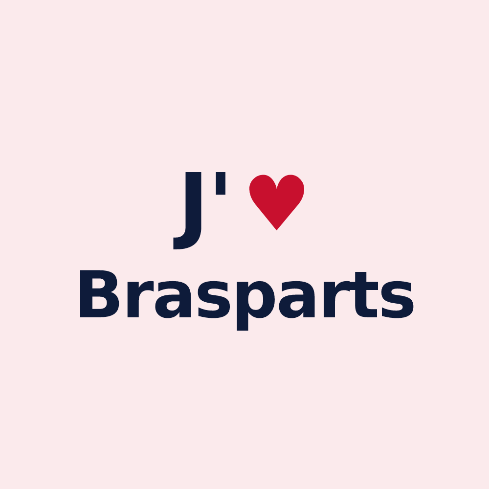 Magnet personnalisé Brasparts — design J'aime Brasparts
