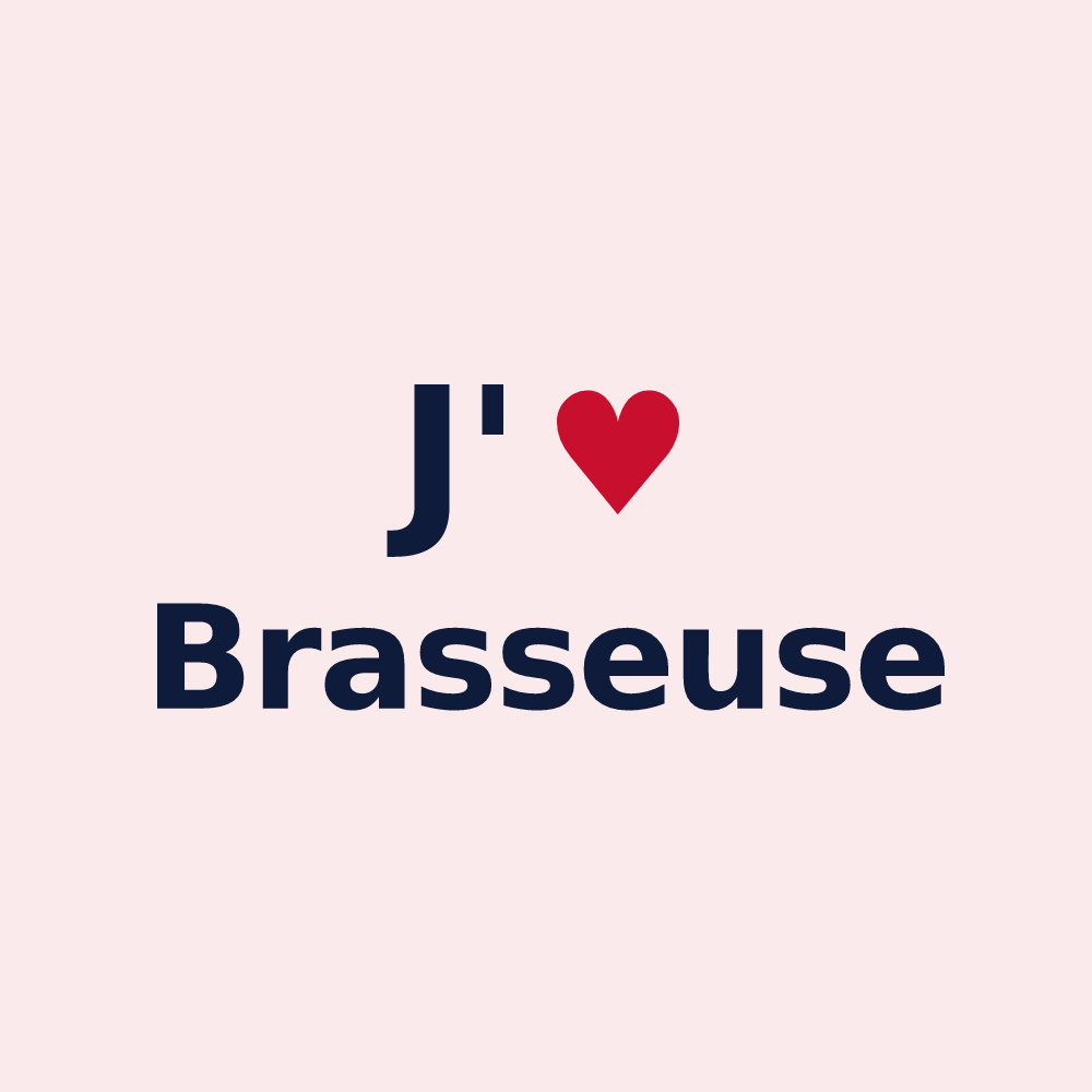 Magnet personnalisé Brasseuse — design J'aime Brasseuse