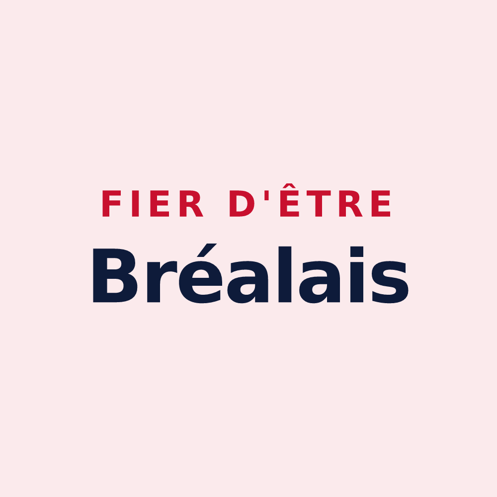 Magnet « Fier d'être Bréalais » — design pour Bréal-sous-Montfort