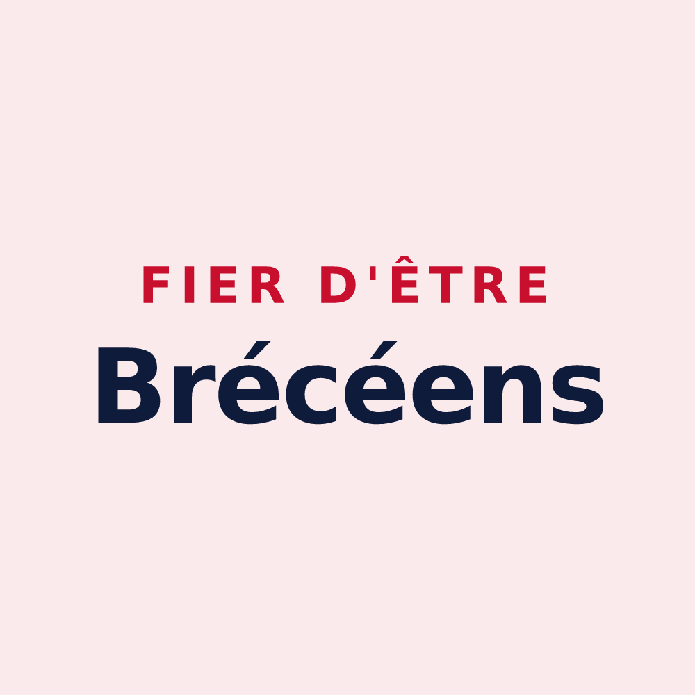 Magnet « Fier d'être Brécéens » — design pour Brécey