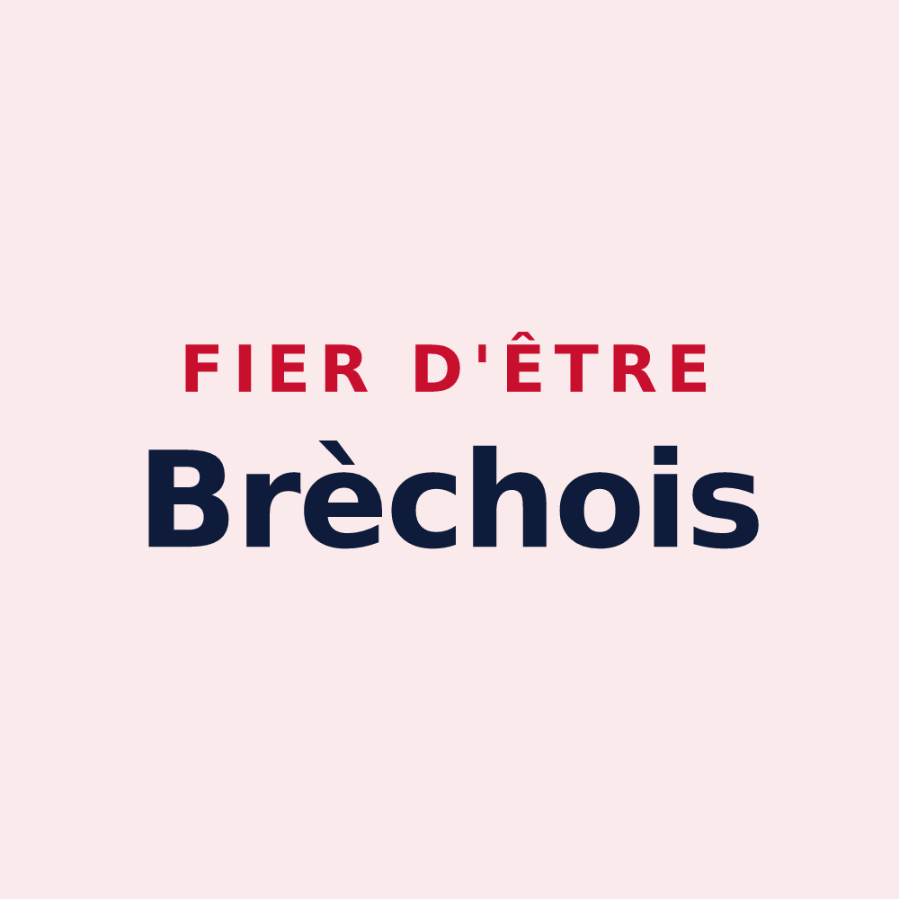 Magnet « Fier d'être Brèchois » — design pour Brèches