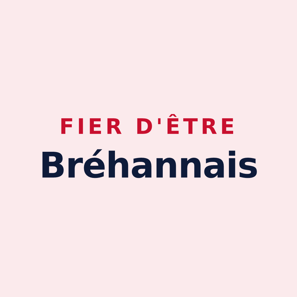 Magnet « Fier d'être Bréhannais » — design pour Bréhan